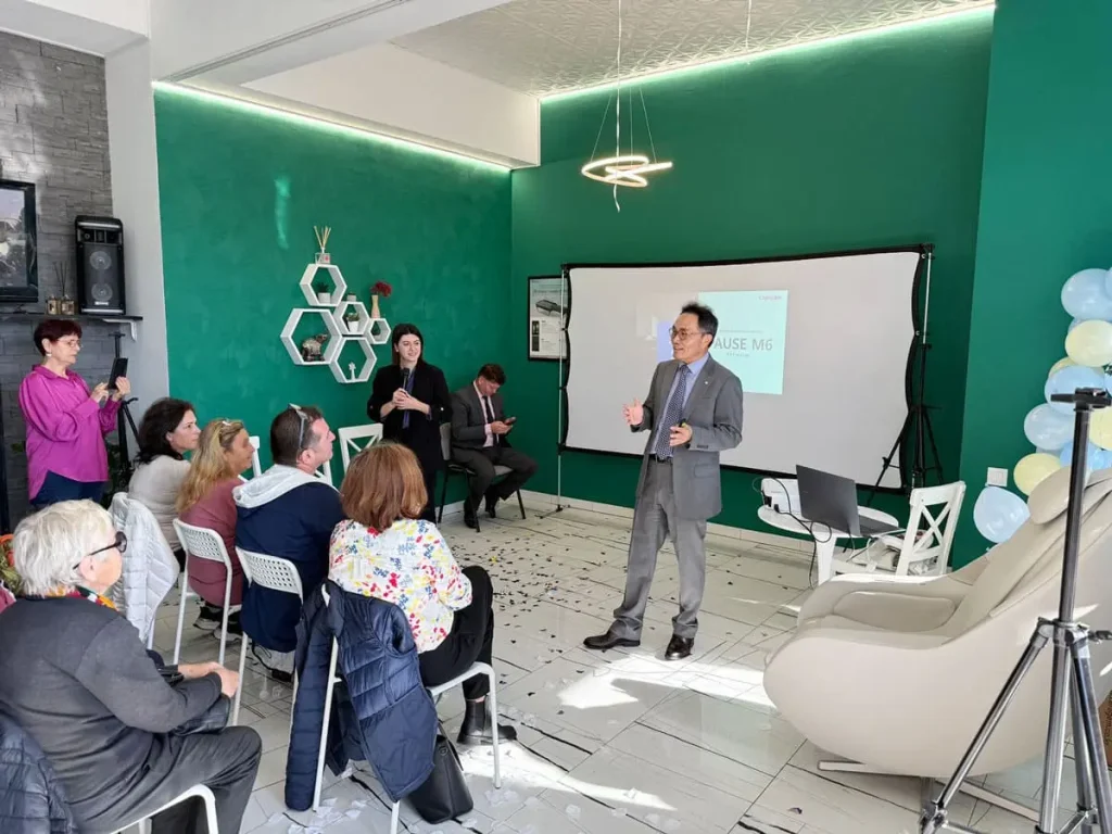 Ceragem Brașov, Lansare Fotoliul de masaj și relaxare Ceragem Pause M6, Octombrie 2025